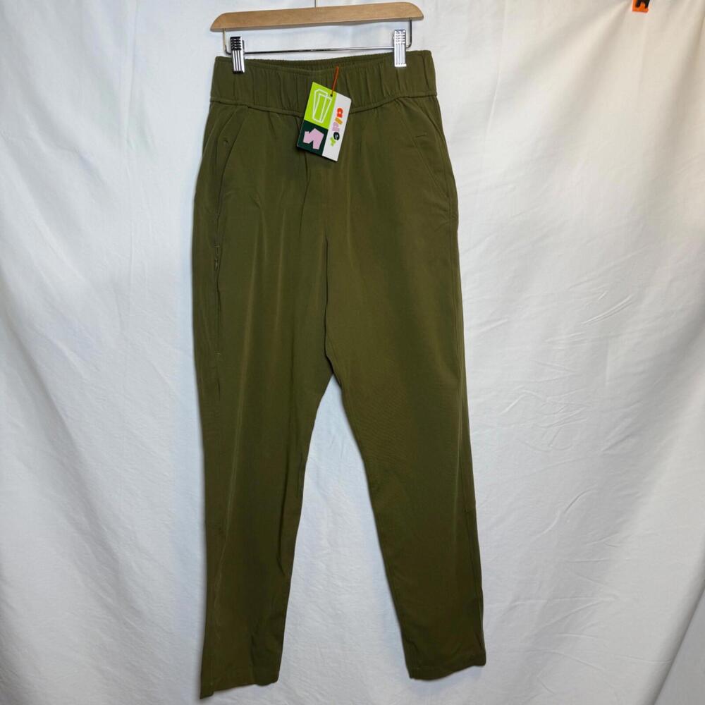 NWT Alder Open Air Pants Four-Way Stretch Fabric‎ Athletic Green Women's Size S